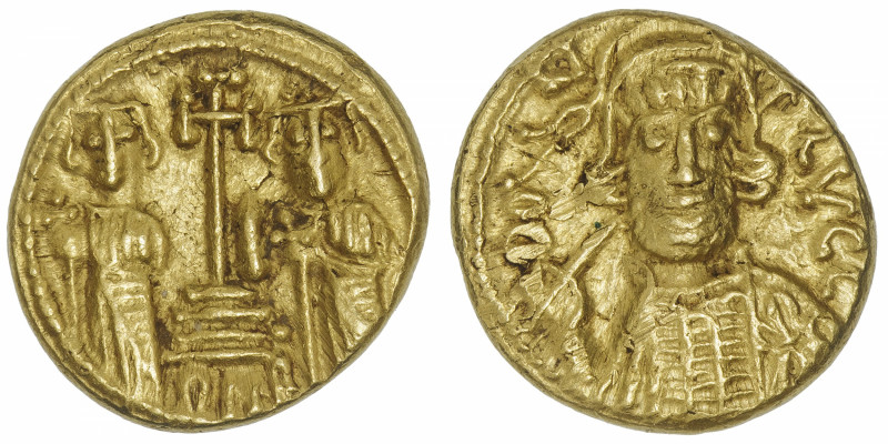 EMPIRE BYZANTIN
Constantin IV (668-685). Solidus ND (668-685), Carthage.
S.118...