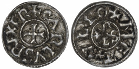 CAROLINGIENS
Charles II le Chauve (840-877). Denier ND (840-877), Melle.
Dep.627 - MG.1063 ; Argent - 1,54 g - 21 mm - 4 h 
Superbe.