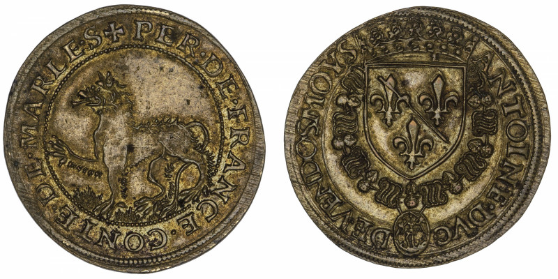 CAPÉTIENS
François Ier (1515-1547). Jeton d’Antoine de Bourbon, duc de Vendôme ...