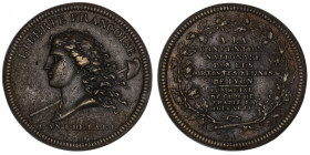 FRANCE
Convention (1792-1795). Essai de Galle à la Liberté 1792, Lyon.
VG.338 ; Métal de cloche - 36,07 g - 38 mm - 12 h 
Frappe médaille. TTB.