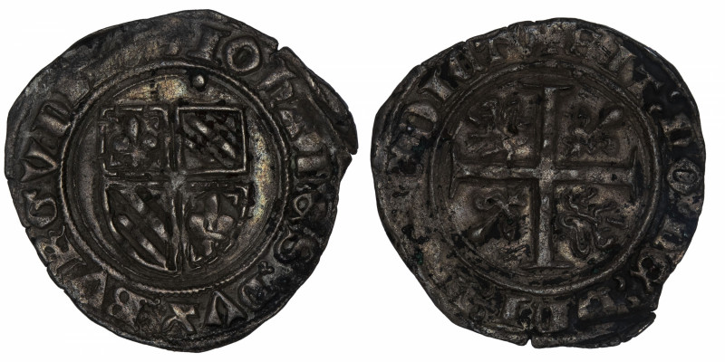 FRANCE / FÉODALES
Bourgogne, Jean sans peur (1404-1419). Blanc ND (1404-1419), ...