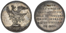MEXIQUE
République du Mexique (1821-1917). Médaille de proclamation, Augustin de Iturbide, par J. Guerrero 1821, Mexico.
Gove 5a ; Argent - 13,52 g ...