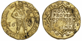 PAYS-BAS
Hollande, République des Sept Provinces-Unies des Pays-Bas (1581-1795). 2 ducats 1655.
Fr.247 ; Or - 6,92 g - 28,5 mm - 6 h 
TTB.