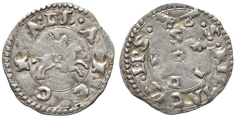 Ancona. Anonime Pontificie (sec. XVI). Bolognino marchigiano AG gr. 0,45. Munton...