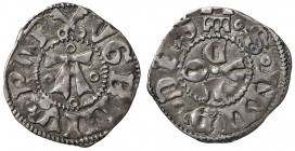 Ascoli. Eugenio IV (1431-1433 e 1445-1447). Bolognino AG gr. 1,01. Muntoni 25 var. I var. Mazza 91. Berman 310. MIR 312/2 var. Raro. Buon BB