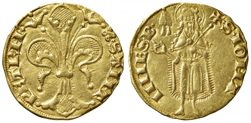 Avignone. Monetazione anonima pontificia del sec. XIV. Fiorino AV gr. 3,52. Munt...