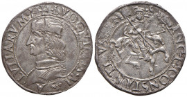 Carmagnola. Ludovico II di Saluzzo (1475-1504). Cavallotto AG. Ravegnani Morosini 9. MIR 126. Periziata Egidio Ranieri BB+. Buon BB