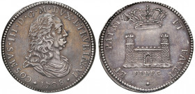 Livorno. Cosimo III de’ Medici (1670-1723). Tollero 1708 AG gr. 26,90. Galeotti XLVII, 6. Ravegnani Morosini 16. MIR 65/2. Bella patina di medagliere,...