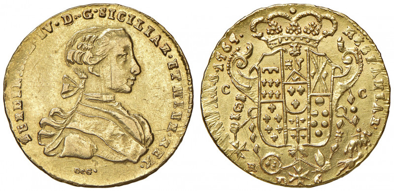 Napoli. Ferdinando IV di Borbone (1759-1816). Da 6 ducati 1767 AV gr. 8,43. P.R....