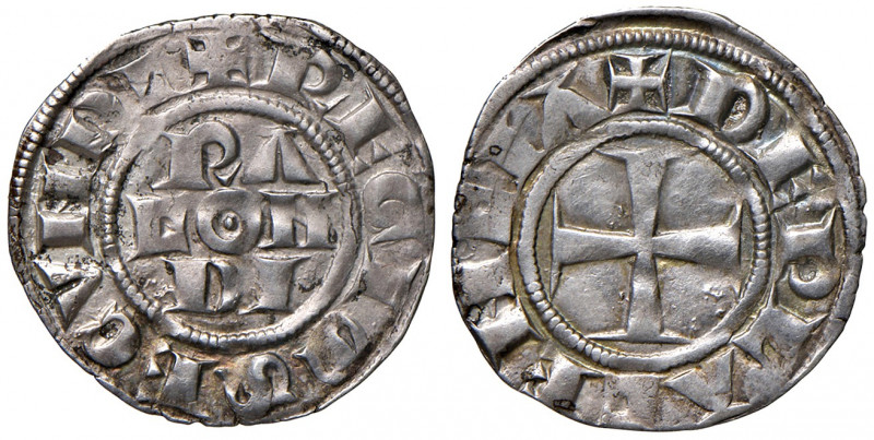 Piacenza. Comune. Emissioni a nome di Corrado II (1140-1313). Grosso AG gr. 2,05...