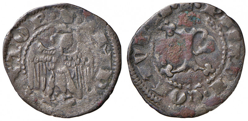 Pisa. Emissioni a nome di Federico II (1313-1406). Quattrino 1350-1406 (segno: p...