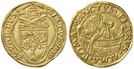 Roma. Sisto IV (1471-1484). Fiorino di camera AV gr. 3,36. Muntoni 12. Berman 448. MIR 452/1. Raro. q.SPL