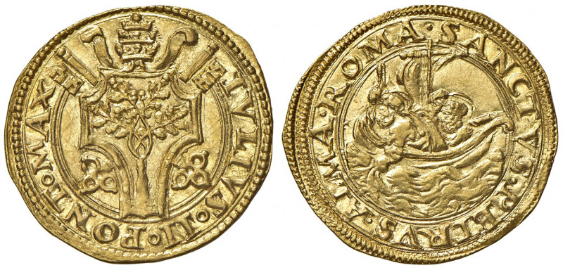 Roma. Giulio II (1503-1513). Fiorino di camera AV gr. 3,39. Muntoni 15. Berman 5...