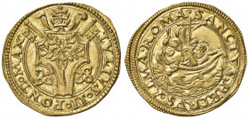 Roma. Giulio II (1503-1513). Fiorino di camera AV gr. 3,39. Muntoni 15. Berman 562. MIR 552/1. Raro e in stato di conservazione eccezionale, q.FDC