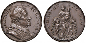 Roma. Innocenzo XII (1691-1700). Medaglia anno I (1692) AE gr. 12,49 Ø 30 mm. Opus Giovanni Hamerani. Per l’elezione al pontificato. Bartolotti E692. ...