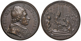 Roma. Clemente XI (1700-1721). Medaglia anno II/1702 AE gr. 15,79 Ø 32 mm. Opus Ermenegildo Hamerani. Per la legazione di Tournon in Cina. Bartolotti ...