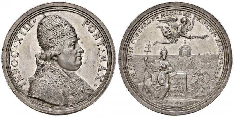 Roma. Innocenzo XIII (1721-1724). Medaglia anno I (1721) AG gr. 28,44 Ø 43 mm. O...