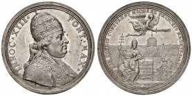 Roma. Innocenzo XIII (1721-1724). Medaglia anno I (1721) AG gr. 28,44 Ø 43 mm. Opus Georg Wilhelm Vestner. Per l’elezione al pontificato. Patrignani 2...