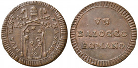 Roma. Pio VI (1775-1799). Baiocco anno XXIII CU gr. 10,05. Muntoni 134. Berman 2995. SPL
