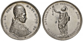 Roma. Leone XII (1823-1829). Medaglia anno I (1824) AG gr. 29,42 Ø 43 mm. Opus Giuseppe Cerbara. Per l’indizione dell’anno santo del 1825. Bartolotti ...