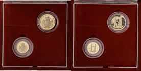 San Marino. Repubblica. II periodo: nuova monetazione, dal 1972. Da 2 e 1 scudi 1994 AV. Gigante 170. In astuccio. FDC