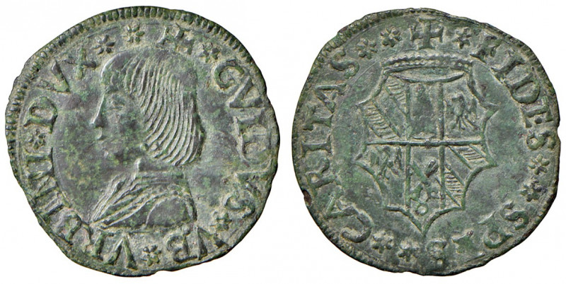 Urbino. Guidobaldo I di Montefeltro (1482-1508). Quattrino MI gr. 1,15. Ravegnan...