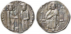 Venezia. Iacopo Tiepolo (1229-1249). Grosso AG gr. 2,15. Paolucci 1. Bella patina iridescente, SPL
