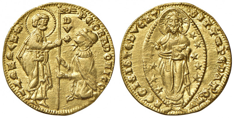 Venezia. Pietro Gradenigo (1289-1311). Ducato AV gr. 3,52. Paolucci 1. Raro. Fon...