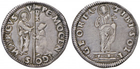 Venezia. Pietro Mocenigo (1474-1476). Mocenigo o lira (sigle F-B; Francesco Baffo massaro) AR gr. 6,34. Paolucci 2. Molto raro. Graffietto nel campo a...