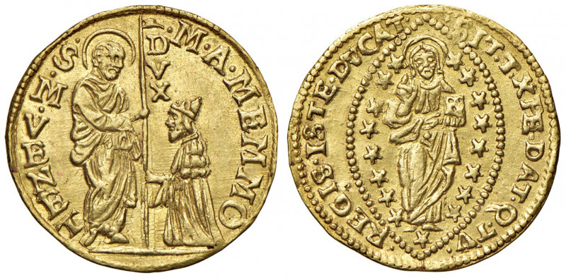Venezia. Marc’Antonio Memmo (1612-1615). Zecchino AV gr. 3,47. Paolucci 1. Molto...