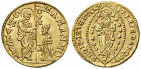 Venezia. Marc’Antonio Memmo (1612-1615). Zecchino AV gr. 3,47. Paolucci 1. Molto raro e nominativo difficilmente reperibile in questo notevole stato d...