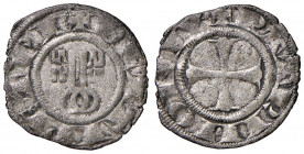 Viterbo o Zecca del Patrimonio. Sede Vacante 1268-1271 (Camerlengo card. Pietro di Montebruno). Denaro paparino MI gr. 0,64. Muntoni 2. Berman 164. MI...