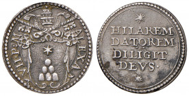 Alessandro VII (1655-1667). Roma. Grosso AG gr. 1,52. Muntoni 23. Berman 1908. MIR 1855/2. Migliore di BB