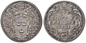 Innocenzo XII (1691-1700). Roma. Giulio anno II AG gr. 3,03. Muntoni 63. Berman 2264. MIR 2152/1. Delicata patina, q.SPL
