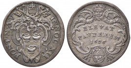 Innocenzo XII (1691-1700). Roma. Giulio 1696 anno V AG gr. 2,95. Muntoni 58. Berman 2261. MIR 2155/4. Buon BB