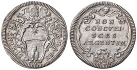 Clemente XI (1700-1721). Roma. Giulio anno IX AG gr. 3,00. Muntoni 99. Berman 2413. MIR 2297/7. SPL/q.SPL