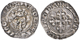 Francia. Regno. Carlo VI (1380-1422). Florette AG gr. 2,90. Duplessy 417 (1419-1422). Patina di medagliere, q.SPL