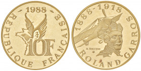 Francia. Quinta Repubblica (dal 1958). Da 10 franchi 1988 (Parigi) AV gr. 12,00. Friedberg 606. In astuccio. FS