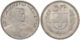 Svizzera. Confederazione (1848-). Da 5 franchi 1923 (Berna) AG. Divo-Tobler 299. Davenport 393. FDC