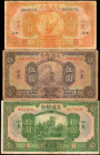 CHINA--REPUBLIC. Lot of (3). Bank of Communications. 1, 5 & 10 Yuan, 1927. P-145Bc, 146Cf & 147Ba. Fine.

A trio of Bank of Communications notes, al...