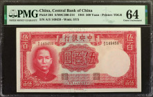 CHINA--REPUBLIC. Central Bank of China. 500 Yuan, 1944. P-264. PMG Choice Uncirculated 64.

Estimate: $50.00 - $100.00