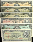 CUBA. Lot of (6). Banco Nacional De Cuba. Mixed Denominations, Mixed Dates. P-Various. Very Fine to About Uncirculated.

Included in this lot are P-...