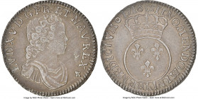 Louis XV 1/20 Ecu (6 Sols) 1716-K AU53 NGC, Bordeaux mint, KM416.2, cf. Gad-282 (for Flan Reforme), Dup-1655, L4L-419 (R5; for Flan Reforme). 1/20 Ecu...