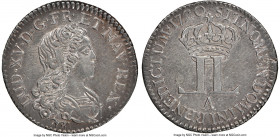 Louis XV 1/6 Ecu (20 Sols) 1720-A AU Details (Cleaned) NGC, Paris mint, KM453, Gad-296 (R), Dup-1663. Livre d'argent fin. Despite the presence of nota...