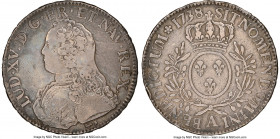 Louis XV Ecu 1738-A F15 NGC, Paris mint, KM486.1, Dav-1330, Gad-321 (R), Dup-1675, Sobin-73 (R3). Ecu aux brances d'olivier. Slightly metallic appeara...