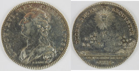LOUIS XVI. Jeton en argent « secrétaires du roi 1776 ». Par Droz. Poids total : 7.72 gr