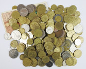 FRANCE : Lot de monnaies comprenant BILLET 100€ (1) / L.500 Italie 1987 (1) / 1 FRC MORLON 1948 (1) / 20FRCS 1992 (1) / 10 FRCS 1989 / 2 FRCS 1981 / 2...