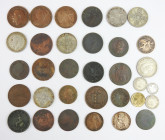 ANGLETERRE / Irlande / GUERNESSEY : Lot de monnaies à trier. XIXe et XXe s. : Victoria – Edouard VII – Georges V. A étudier. En l’état