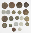 AUTRICHE-HONGRIE / GRECE / BULGARIE / ROUMANIE : lot de monnaies à trier. XIXe et XXe s. En l’état