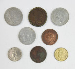 MONACO : Lot de monnaies Honoré V – Louis II – Rainier III. En l’état